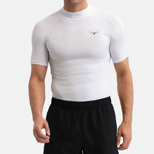 Street Wear Latest Design <b>Men</b> <b>Compression</b> <b>Shirts</b> Solid Color Adult Size <b>Men</b> <b>Compression</b> <b>Shirts</b> - Product Image 2