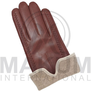 Premium Quality and Design Fashion Real Leather Dressing Gloves Full Finger Gloves From Pakistan Outdoor - Product Image 6