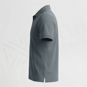 Chemises Polo Homme de Haute Qualité 100% Coton, Col Debout, Manches Courtes, T-Shirt Polo Personnalisé avec Logo Imprimé, Vente en Gros, Best Seller - Product Image 3