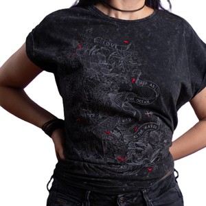 Camiseta de Manga Corta Holgada para Mujer, Impresión Digital, Transpirable, 100% Algodón, Informal, Verano, Cuello Redondo, Secado Rápido - Product Image 5