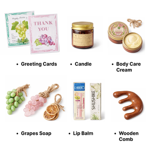 Confezione <span class=keywords><strong>Regalo</strong></span> Artigianale con Sapone all'Olio Essenziale di Uva per Migliore Amica, <span class=keywords><strong>Regalo</strong></span> Pratico e Raffinato per Compleanno - Product Image 3