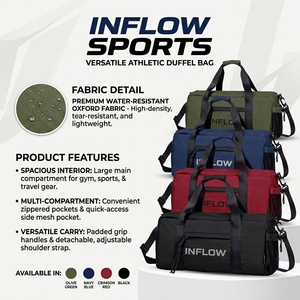 Handheld Polyester Waterproof Breathable Gym Travel <b>Bag</b> Dry <b>Wet</b> Separation Large Capacity Sports Fitness Unisex Crossbody - Product Image 6