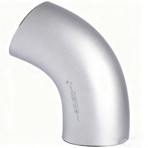 Codo de Tubería de Acero Inoxidable ASME B169 ASA403 de Alta Presión, BSPT Liso, 90 Grados, Radio Largo, 304 304L 316 316L - Product Image 1
