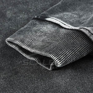 Fournisseur direct d'usine, sweat à capuche tendance délavé à l'acide, étiquette privée personnalisée avec intérieur en polaire doux, coupe classique, hiver, écologique - Product Image 5