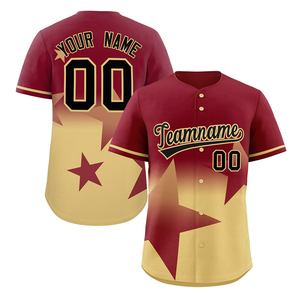 Camiseta de Béisbol Personalizada para Equipo, Impresión Completa, Ropa Deportiva, Nombre, Número y Logotipo Personalizados, Uniforme Profesional de Liga - Product Image 1