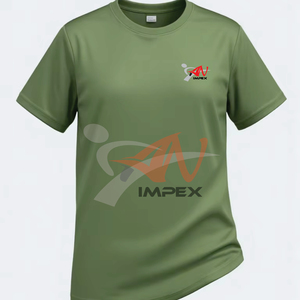 Camisetas de Secado Rápido con Cuello Redondo para Maratón, Senderismo y Deportes al Aire Libre, Camisetas de Manga Corta para Actividades - Product Image 1
