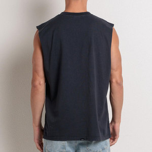 เสื้อกล้ามผู้ชายทรงสปอร์ตสำหรับฤดูร้อน ผ้าฝ้าย/โพลีเอสเตอร์ ทรงโอเวอร์ไซส์ ระบายอากาศได้ดี ไม่เป็นขุย แห้งเร็ว มีตัวเลือกปรับแต่งได้ - Product Image 6