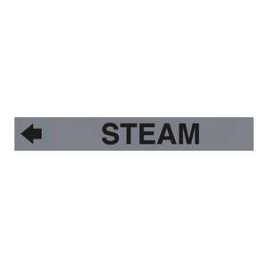 Etiqueta de PVC Resistente al Calor Brady STEAM Plenum Duct Marker para Identificación de Tuberías y HVAC - Product Image 2