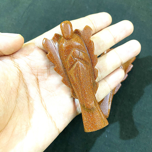 Venta al por mayor de hermosas figuras de ángeles de piedra roja natural de 3 pulgadas, talladas a mano, figuras de hadas, torres de cristal, artesanías de ángeles - Product Image 4