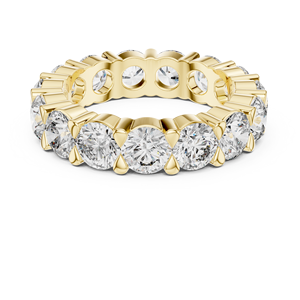 Yellow Gold Plated Moissanite <b>Diamond</b> <b>Ring</b> - Product Image 2