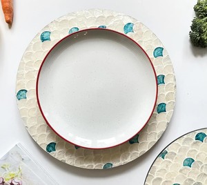 Plato de Presentación de Lujo Hecho a Mano con Incrustaciones de Madreperla de 5mm, Borde Festoneado, Mosaico Decorativo, para Hotel, Decoración de Mesa - Product Image 6