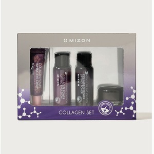 Cuidado de la piel coreano Mizon Korean K-Beauty Collagen Basic Skincare Miniature Hecho en Corea Kit unisex de viaje - Product Image 2