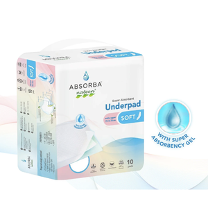 แผ่นรองซับอับซอร์บา นาทีน ซอฟท์ (10 แผ่น) ต่อแพ็ค - Product Image 1