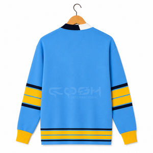 Cosh International Custom Logo Seamless Breathable Winter Women Classical Cardigan Embroidery Long Sleeve Contrast Color Stripe - Product Image 5