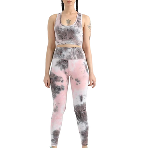 Solid Women's Gym Yoga Set 2-Piece Active Stretch Workout Seamless Sports Suit Hoodie Spandex/Nylon Leopard Front High - Product Image 5
