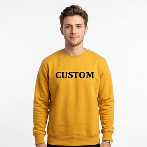 เสื้อสเวตเชิ้ตผู้ชายผ้าฝ้ายคอตตอนฟลีซ คอกลม พิมพ์ลายกราฟิก สวมใส่สบาย สไตล์ลำลองแนวสตรีท ผู้ผลิตขายส่ง - Product Image 3