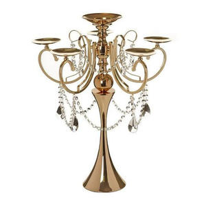 Élégant Chandelier en Métal de la Collection Hôtelière avec Perles de Cristal Décoratives pour la Décoration Intérieure, Noël, Fait Main, Durable - Product Image 4