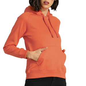 เสื้อฮู้ดผู้หญิงลดราคาพิเศษสำหรับฤดูหนาว สวมใส่สบาย น้ำหนักเบา ดีไซน์ทันสมัย มีโลโก้ด้านหน้า ผลิตจากผ้าฝ้าย 100% - Product Image 1