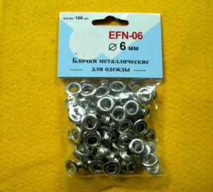 DK-1003PH 4mm x 100 piezas Ojales |   Ojales y Anillas para Reparar Lona, Ropa y Cuero - Product Image 5