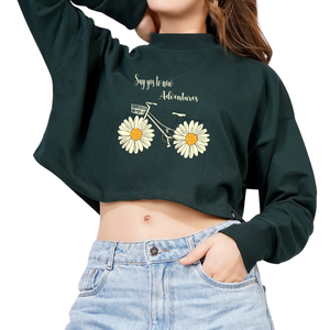 Sweat-shirt classique à col rond élégant - Pull doux et confortable à manches longues pour usage décontracté, 100 % polyester, coupe décontractée, chaud, hiver, ODM - Product Image 5
