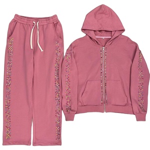 Conjunto Deportivo Glory con Logotipo Personalizado para Hombre, Estilo Y2K, Sudadera con Estampado Gráfico Vintage, Pantalones Cargo con Múltiples Bolsillos - Product Image 1