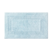 Tapis de bain rectangulaire en coton tufté super absorbant, réversible, multicolore, doux, lavable en machine, pour la maison et l'hôtel