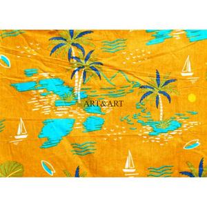 ผ้าฝ้ายพิมพ์ลายแบบกำหนดเองและแบบบล็อกพิมพ์ ลายดอกไม้สวยงาม สีสันสดใส เหมาะสำหรับเสื้อผ้าแฟชั่น - Product Image 5