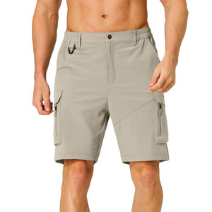 Short de randonnée pour homme, produit sur mesure, poche zippée, été, séchage rapide, short cargo, short de pêche, taille élastique, randonnée pour homme - Product Image 4