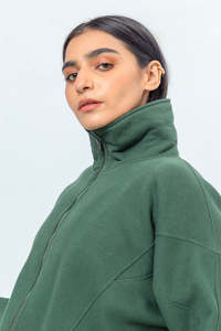 Wholesale Women Sets Fleece Zip <b>Jacket</b> and Straight Leg Pants Custom Logo Manufacturer Women's Hoodies Sets - Product Image 2