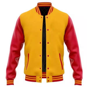 OEM Varsity Jacket With Custom Logo Latest Fashionable <b>Top</b> Quality Unisex Wear Stylish Varsity Jacket - Product Image 1