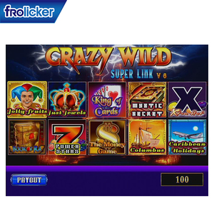 FRO CRAZY WILD V6 บอร์ดเกมอาร์เคดจอเดี่ยว รุ่นภาษาอังกฤษ ปลั๊กแบบ US สำหรับเครื่องเล่นเกมหยอดเหรียญ - Product Image 1