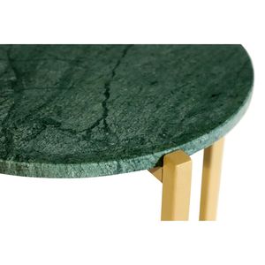 21-Inch <b>Marble</b> <b>Side</b> <b>Table</b> for Living Room Console <b>Tables</b> with Metal Frame - Product Image 5