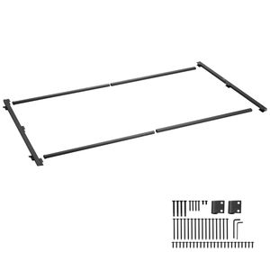 Kit di Costruzione Cancello in Legno Alto 2,4 m per Aperture Larghe 1,5-2,4 m, Kit Completo Anti-Perdita di Tensione Regolabile - Product Image 1