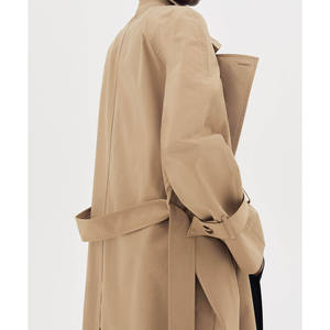 Nuevo Abrigo de Moda para Mujer, Largo, con Cinturón, Cortavientos, Clásico, con un Solo Botón, Ropa de Abrigo de Invierno y Otoño, Relleno de Lana - Product Image 5