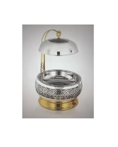Recipiente para Calentar Comida de Acero Inoxidable de Alta Calidad con Diseño de Hoja en Color Dorado, Estilo Moderno, Apto para Congelador - Product Image 2