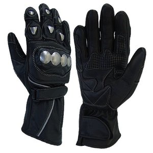 Gants de cyclisme en cuir coupe-vent pour l'hiver, avec coussinets en gel antidérapants, unisexes, pour vélo, VTT, vélo de route, moto, course - Product Image 2