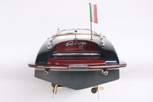 RIVA AQUARIVA GUCCII, Modelo de Lancha Rápida de Madera Hecha a Mano, Color Azul Oscuro, Estilo Moderno, Decoración para el Hogar - Product Image 6