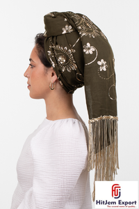 Foulards carrés légers imprimés sur mesure pour femmes, accessoires de mode, vente en gros, fabricant et fournisseur de tissus personnalisés OEM - Product Image 2