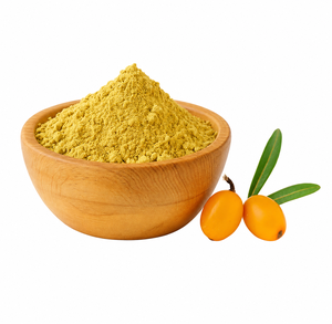 Polvo de Baya de Espino Amarillo 60% Extracción por Solvente Grado Alimenticio Extracto Herbal Rico en Oleuropeína Superafrutal Natural - Product Image 2