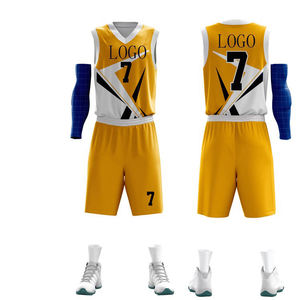 Conjunto de Uniforme de Baloncesto Personalizado, Transpirable y Económico, Sin Mangas, Unisex, de Spandex/Algodón, Diseño Clásico de Alta Calidad y Práctico - Product Image 5