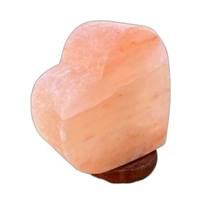 High Purity Himalayan Pink Salt Heart Lamp Organic Rock <b>Crystal</b> Night Light Factory Price - Product Image 4