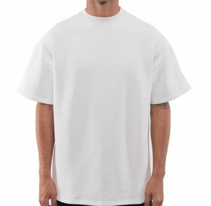 T-shirt homme streetwear de haute qualité, 100% coton, design personnalisé, imprimé, coupe ample, épaules tombantes. - Product Image 1