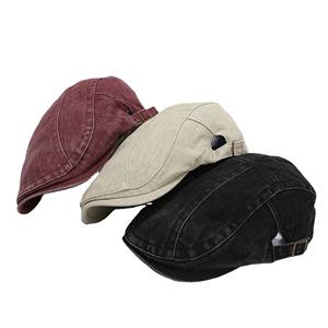 Boina Americana Retro Personalizada de Color Sólido, Estilo Casual, Lavada, Estilo Británico, de Doble Uso (Delantera y Trasera) - Product Image 2