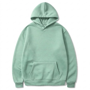 เสื้อฮู้ดดี้ผ้าฟลีซคอตตอนหนานุ่มสีเขียวมิ้นท์ประดับคริสตัลรูปผีเสื้อ สไตล์สตรีทแวร์ลำลองสำหรับผู้หญิง ขายส่งแบบสั่งทำได้ - Product Image 2