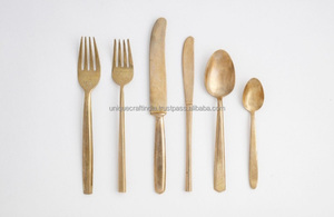 Cuillères et fourchette à couverts en acier inoxydable au design simple de gros pour café et thé Cuillère à thé - Product Image 4