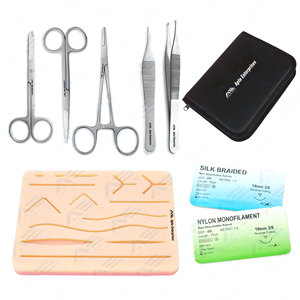 Kit de Práctica de Sutura Quirúrgica Personalizado Completo, Todo en Uno, de Acero Inoxidable, para Anatomía y Biología - Product Image 1