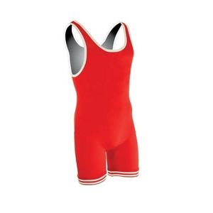Polyester pour l'impression par sublimation vintage personnalisée de singlet de lutte pour hommes et femmes, décontracté, à boutons, pour la musculation - Product Image 2