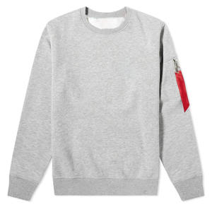 เสื้อสเวตเชิ้ตสไตล์อังกฤษสำหรับผู้ชาย ผ้าคอตตอนผสมคุณภาพพรีเมียม คอกลม สวมหัว แฟชั่นสตรีทแวร์สไตล์อังกฤษ เสื้อลำลอง - Product Image 1