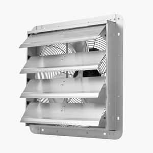 Ventilatore di scarico da 18 pollici con serranda, 2200 CFM di flusso d'aria, motore AC, struttura in acciaio resistente, montaggio a parete, sfiato per soffitta, per hotel, USB, bassa rumorosità - Product Image 5