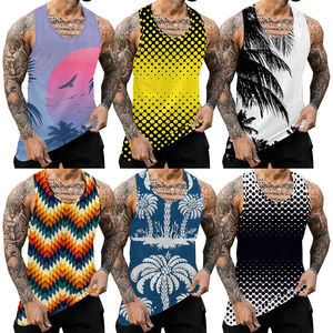 AMERICAN TRENCH CLOTHING Men's Casual Sports Tank Top Breathable Quick Dry Eco-Friendly 100% Polyester Athletic Gym Fitness - Product Image 6